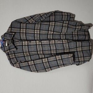 Adora Shirt Womens Size S Oversized Plaid Flannel